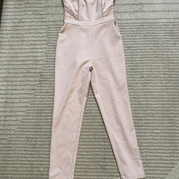 Harlan Blush Romper with boning and POCKETS - Picture 3 of 7